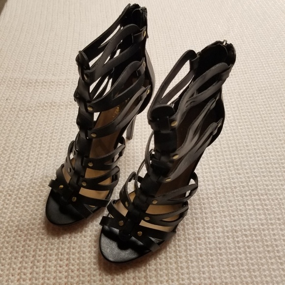 Paprika Shoes - Paprika studded/strappy black sandal